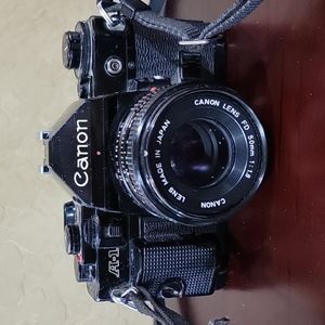 Vintage Cannon A-1 Japan 50MM lense camera